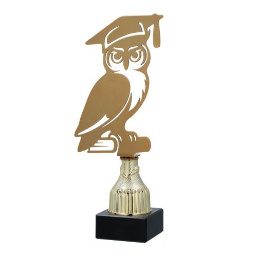 Statuetka Metalowa Sowa Edukacja 26,5cm PML-SCH1