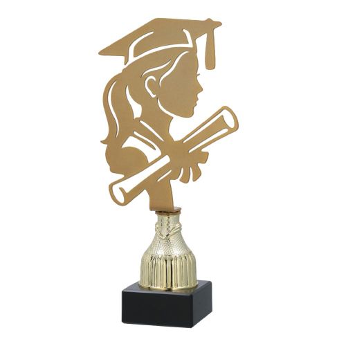 Statuetka Metalowa Absolwentka Edukacja 26,5cm PML-SCH3 | Nagroda