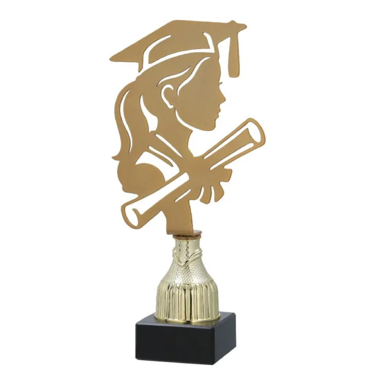 Statuetka Metalowa Absolwentka Edukacja 26,5cm PML-SCH3 | Nagroda