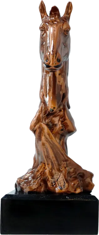 Statuetka Odlewana Koń Jeździectwo 20 cm RP8009/B