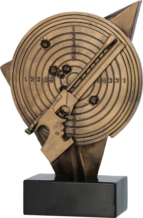 Figurka odlewana - strzelectwo - broń krótka RP8015/B