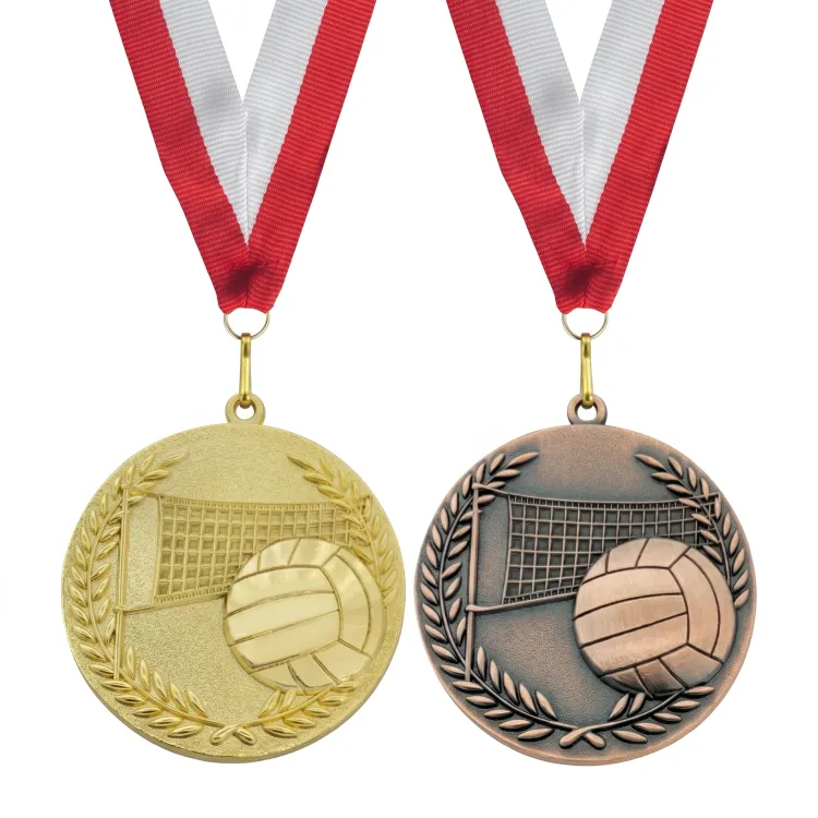 Zestaw Promocyjny Medal M133 Siatkówka 65 mm ze Wstążką | Wyprzedaż