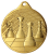 Złoty medal stalowy z motywem szachów MMC34050