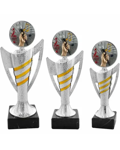 Seria Statuetek ST37 Muzyka Wyprzedaż – Komplet 3 sztuk | Nagrody na Podium