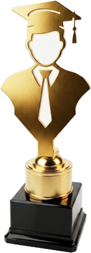 Statuetka Metalowa 4256 Absolwent