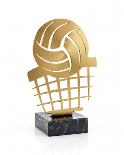 Statuetka Metalowa Siatkówka 22,5 cm 4338