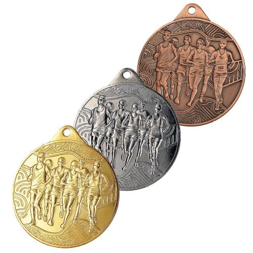 Medal Stalowy Biegi 50 mm MMC32050