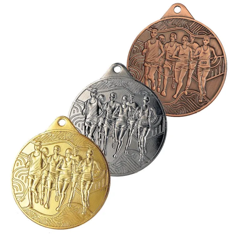 Medal Stalowy Biegi 50 mm MMC32050