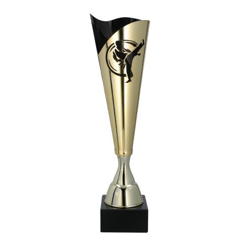 Puchar Metalowy Karate 3164/KAR Złoto-Czarny 38,5 – 42,5 cm