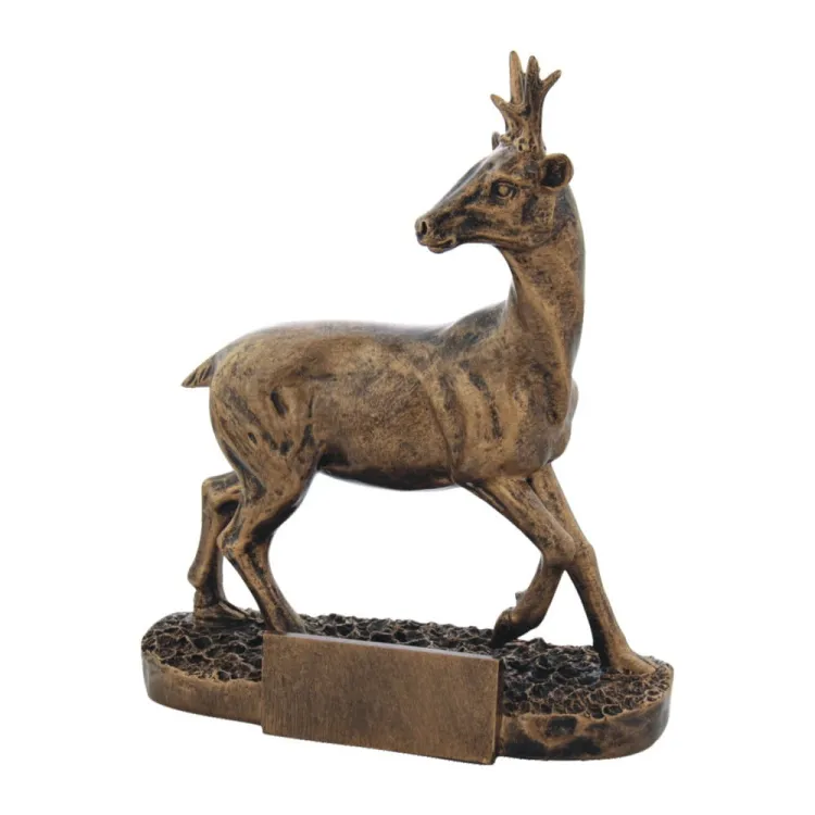 Statuetka Myśliwska Jeleń 39681 | Wysokość 21 cm Wyprzedaż