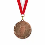 Najtańszy Medal Brązowy 32 mm ze Wstążką MMC1032/B | Wyprzedaż