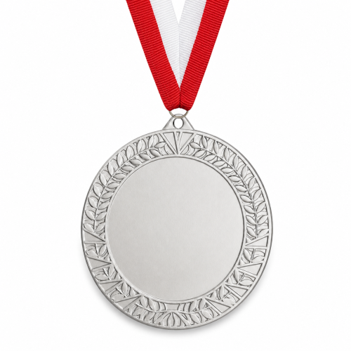 Najtańszy Medal Srebrny 32 mm ze Wstążką MMC1332/S | Wyprzedaż