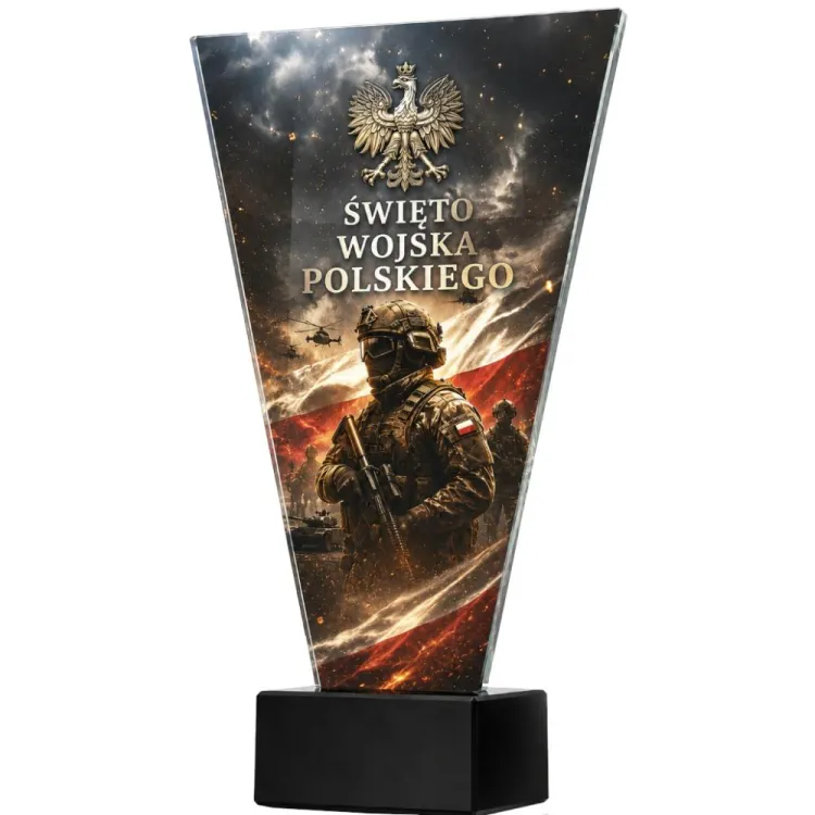 Trofeum Szklane Święto Wojska Polskiego | Statuetka Wojskowa