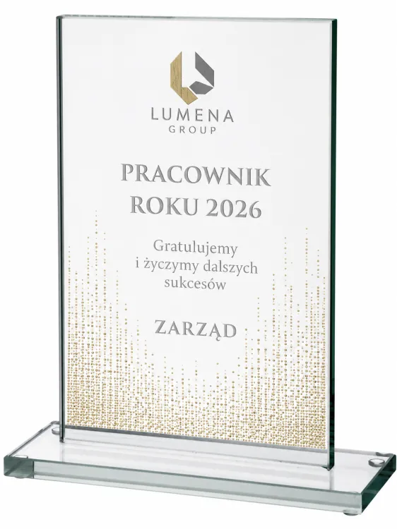 Ekskluzywna statuetka firmowa przestrzenny efekt głębi 8003
