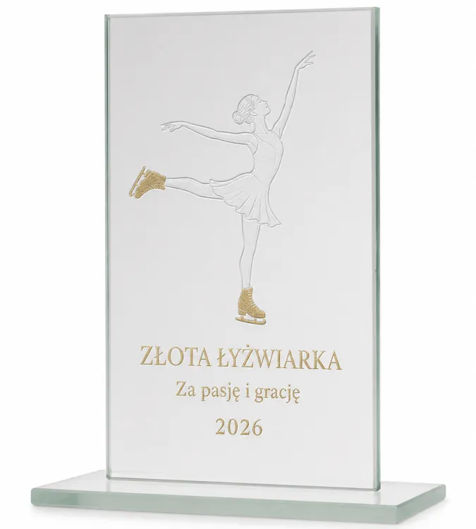 Prestiżowa nagroda na zawody sportowe grawer wypełniony farbą M65