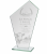 Eleganckie trofeum firmowe klasyczny mleczny grawer bez tła M64