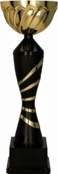 Sportowy Puchar Metalowy Złoto-Czarny Orar Bk 7222 -  Sklep Z Pucharami