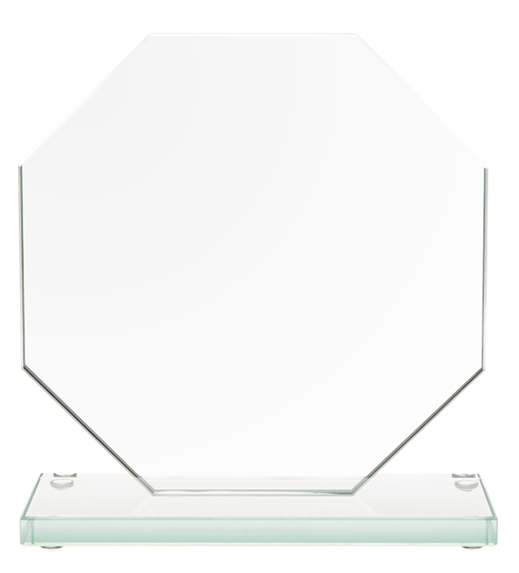 Eleganckie podziękowanie za współpracę biznesową szkło 8001