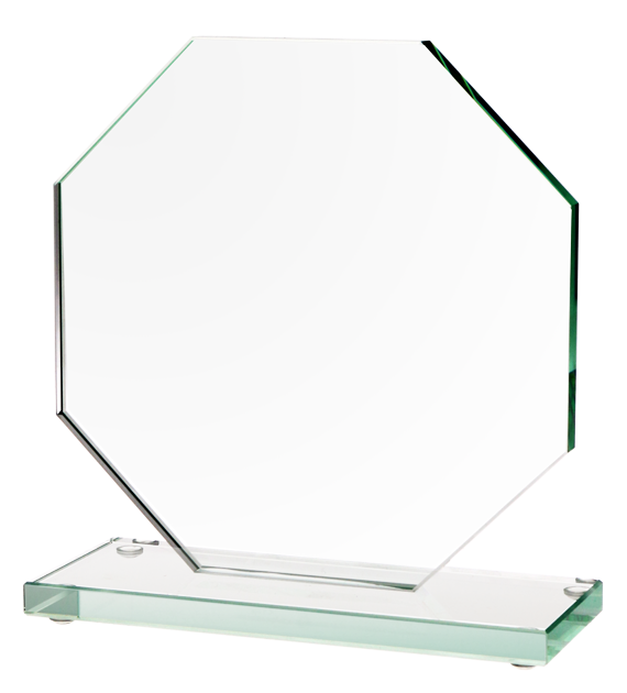 Uniwersalne trofeum szklane nagroda okolicznościowa 8001