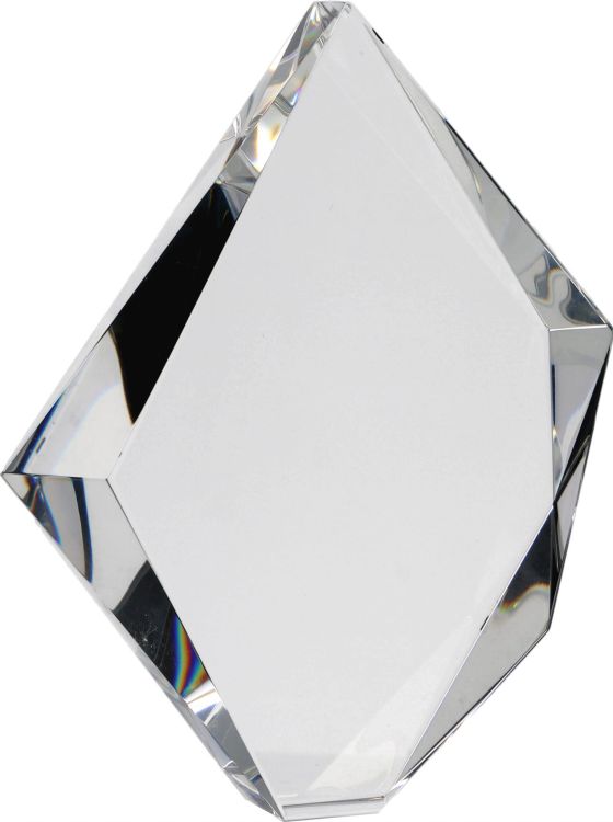 Ciężka statuetka okolicznościowa szlifowane szkło 3 cm - C036-2.jpg