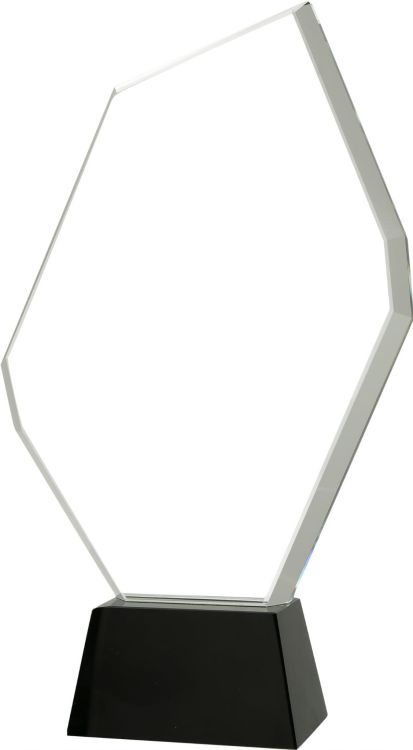 Okolicznościowe trofeum ze szkła na uroczyste gale i bankiety C069