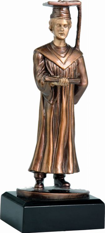 Statuetka Odlewana Absolwent w Todze 23cm RF2271/BR