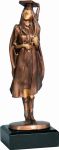 Statuetka Odlewana Absolwentka w Todze 23 cm RFST2055 | Ukończenie Studiów
