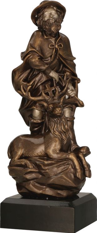 Statuetka Święty Hubert RFST3011/BR | Trofeum Myśliwskie