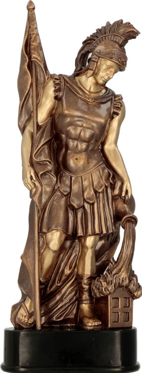 Statuetka Odlewana Święty Florian Brązowa RFST3025/BR