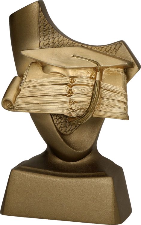 Statuetka Szkolna Złota RP4022 10cm