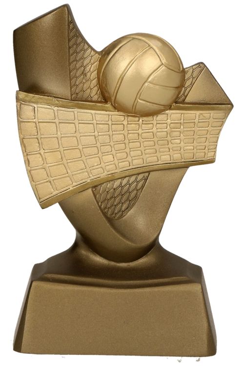 Figurka Odlewana Siatkówka RP4027 | Statuetka Siatkarska 10 cm