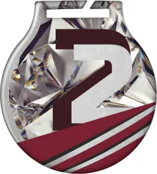 Medal Stalowy Z Usługą Q - Ogólny – Srebrny - MC61/S/PL2