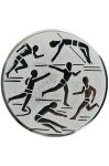 Wklejka Aluminiowa Srebrna - Lekkoatletyka