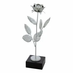 Statuetka 2225 - Róża - Srebrna Mat