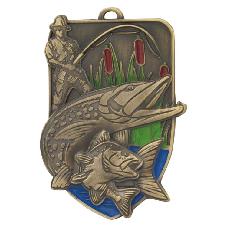 Medal Odlewany Wędkarstwo M07/Z