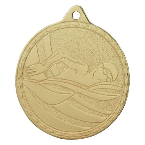 medal pływanie złoty M60/Z