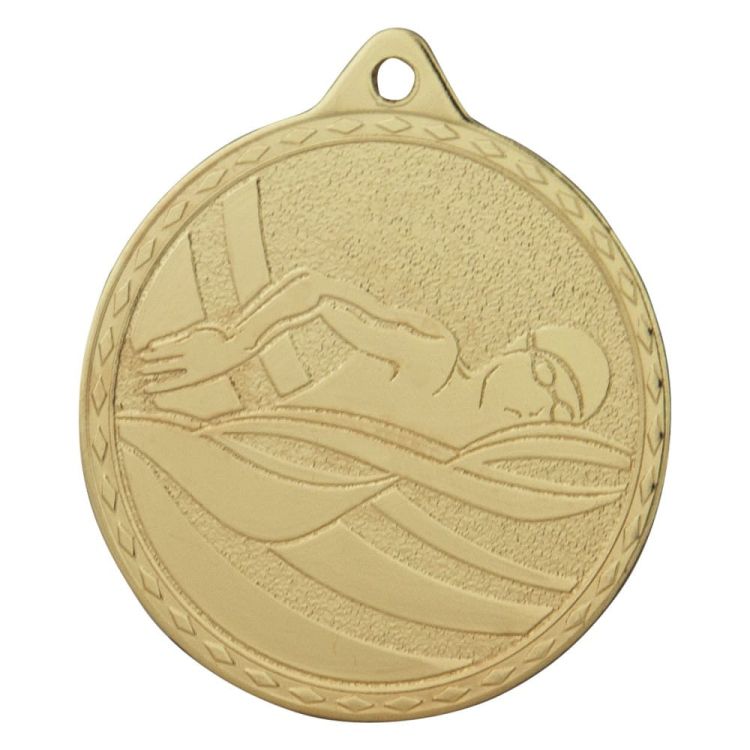 medal pływanie złoty M60/Z