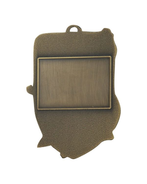 Medal Odlewany Wędkarstwo M07 - TYŁ