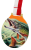 Medal Wędkarski Szczupak Nadruk 70 mm | Duży Stalowy Medal PZW