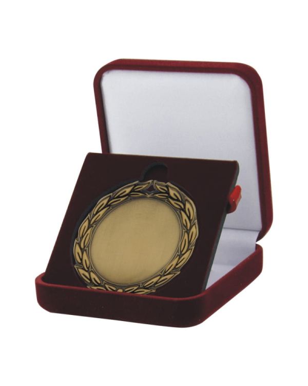 bordowe etui na medal ETM17