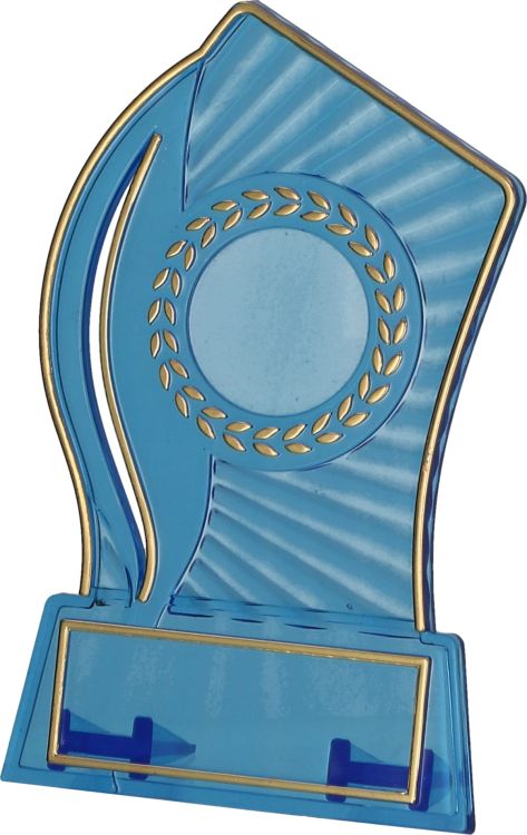 Trofeum Plastikowe Niebiesko-Złote PS110