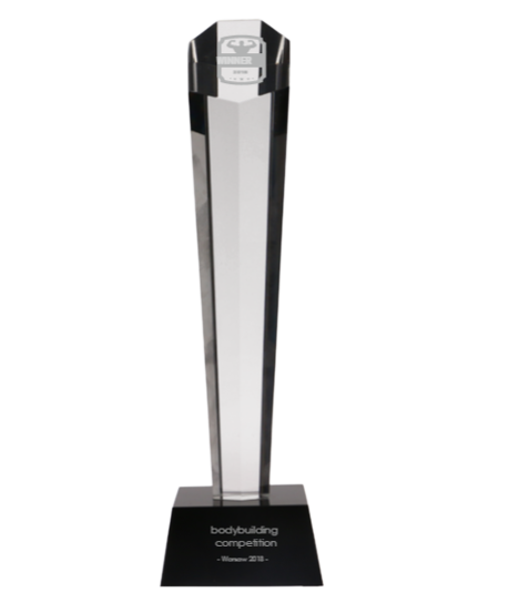 Elegancka nagroda na galę firmową klasyczne szkło G003