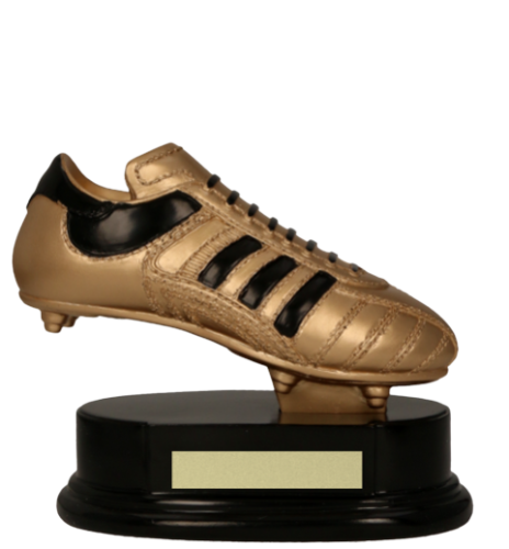 Statuetka Odlewana Piłka Nożna RF1010/G | Piłkarski But